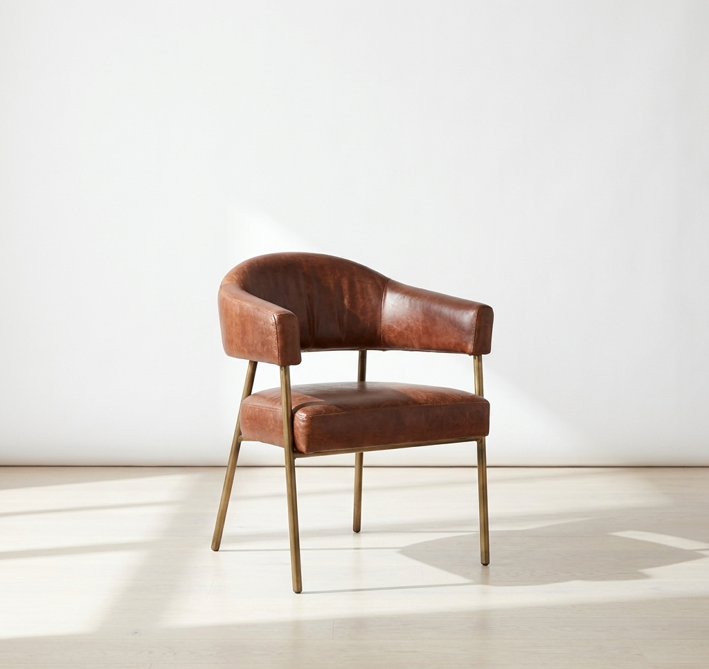 Cadeirão Estofado Verde Oliva | Poltrona Natural Sala de Estar Estilo Biofílico | BeInside