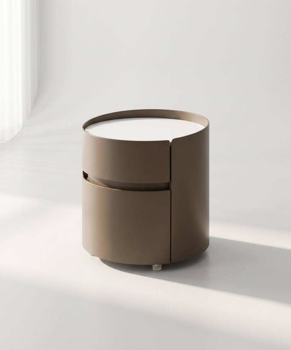 Mesa de Cabeceira Natural Verde Pinho | Decoração Quarto Estilo Nórdico Biofílico | BeInside